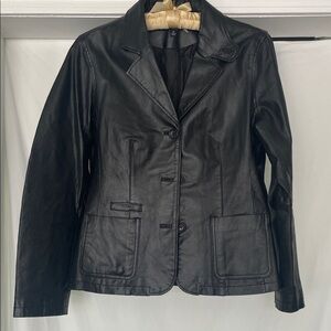 Leather jacket